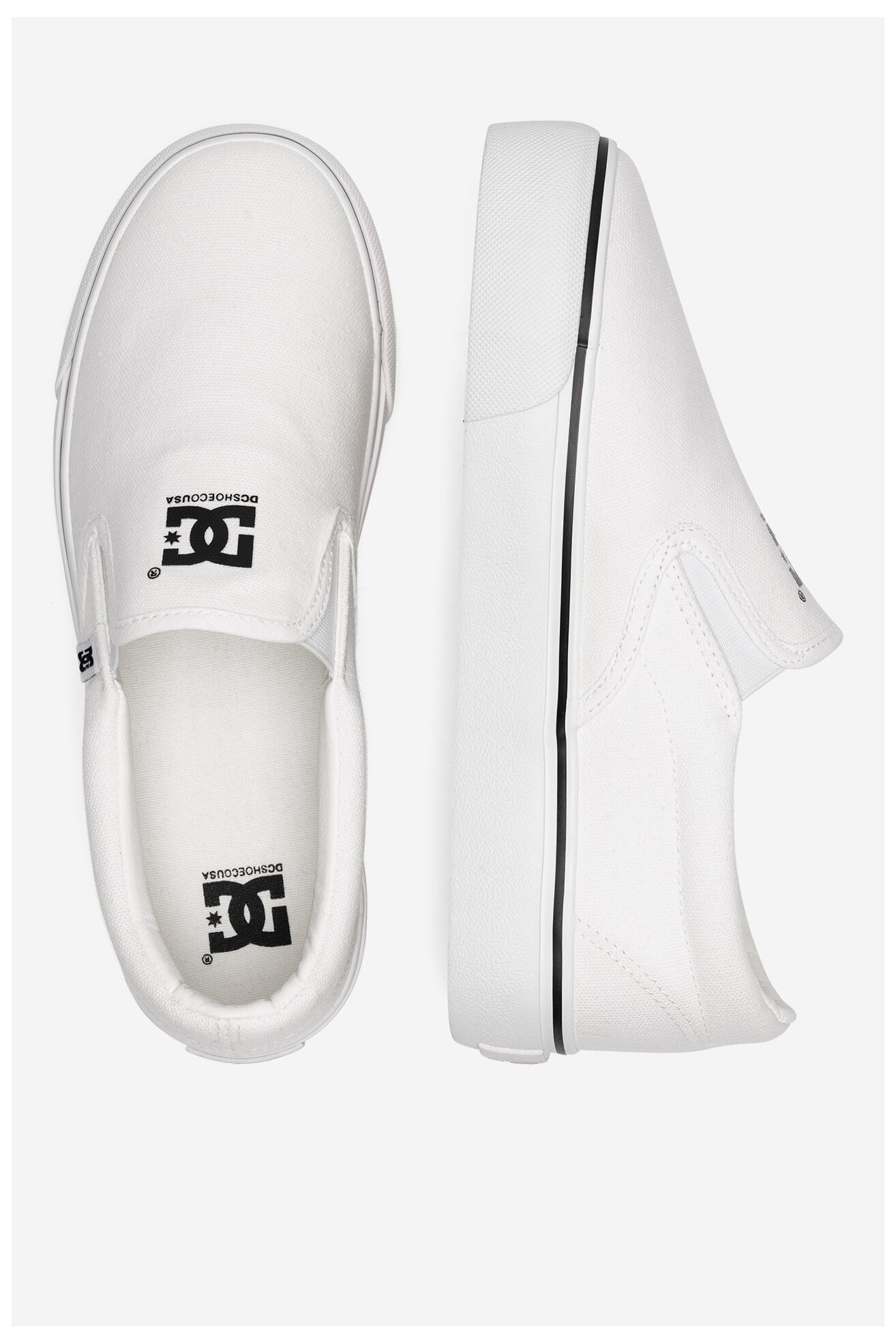 Plátěná obuv DC Shoes WFA3015-1 BÍLÁ