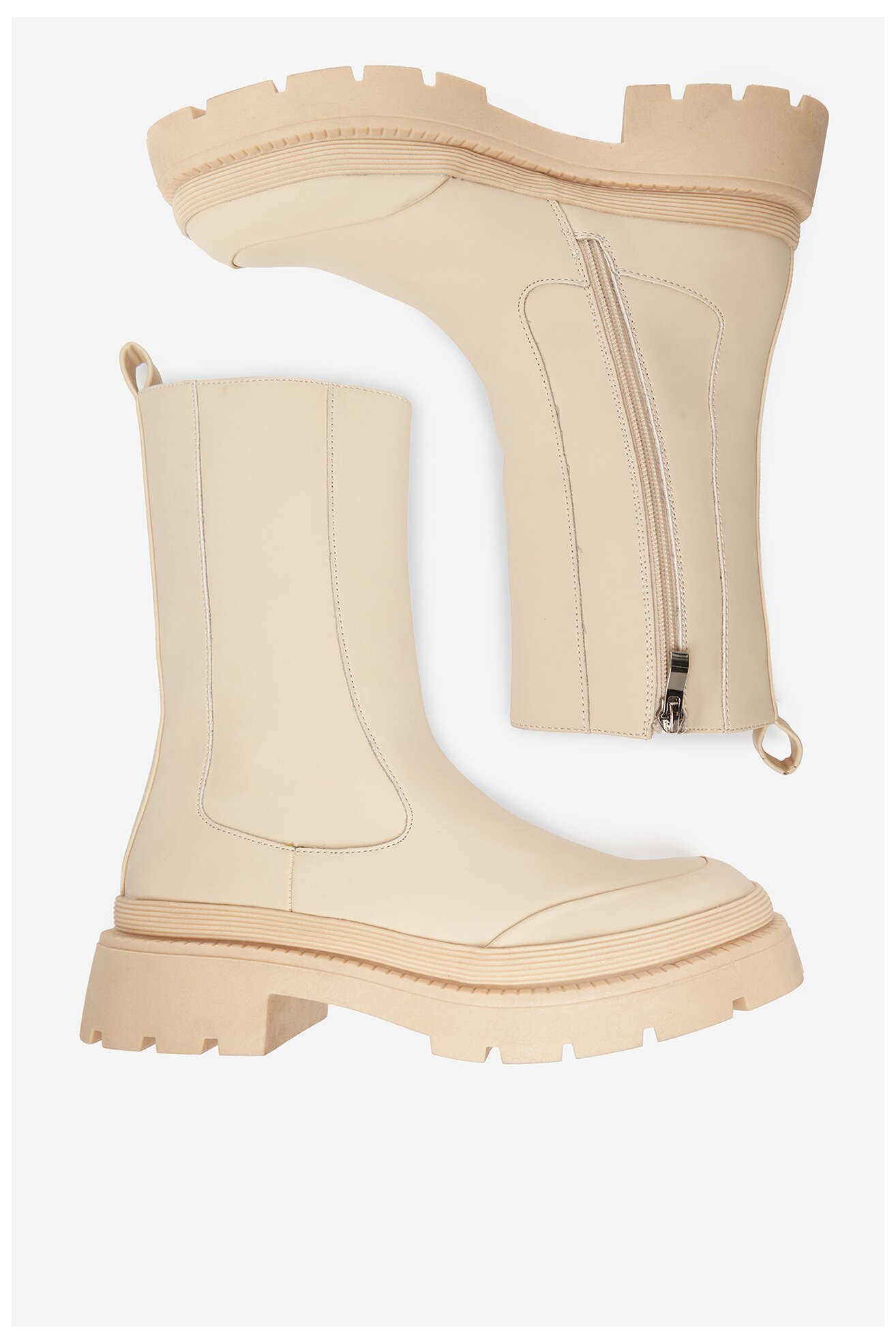 Kotníková obuv DeeZee 13096-10 SVĚTLE BÉŽOVÁ