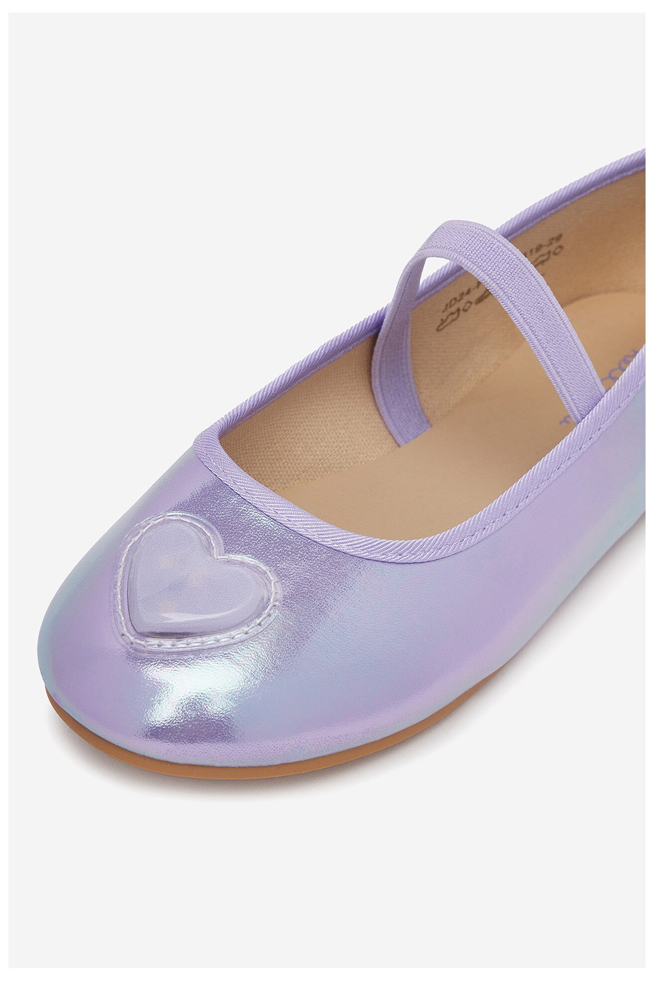 Baleriny Nelli Blu JD24-FD01-0819 Fioletowy