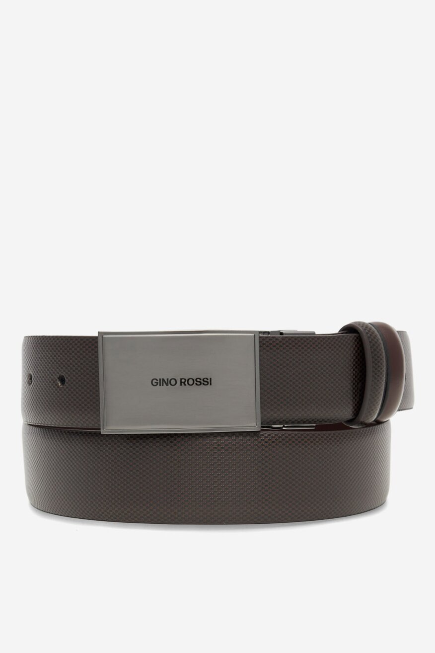 
                Gino Rossi - Pasek męski skórzany - 5905588400400