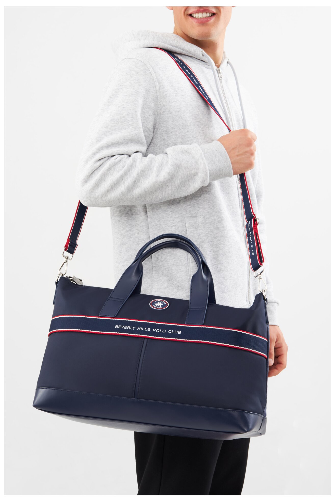 Férfi táska Beverly Hills Polo Club BHPC-M-004-CCC-05 SÖTÉTKÉK