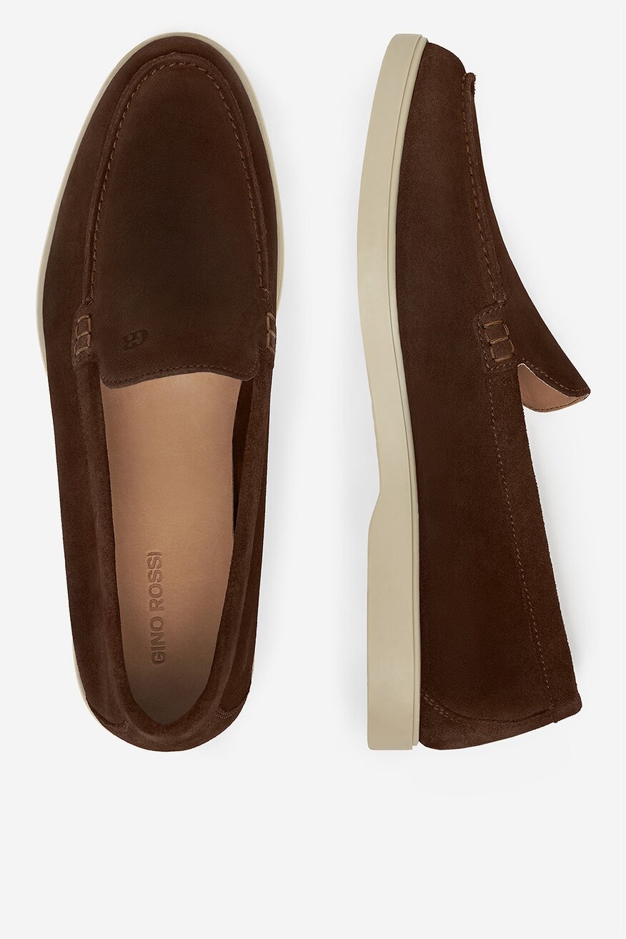 
                Gino Rossi - Mokasyny zamszowe - 5904862326122