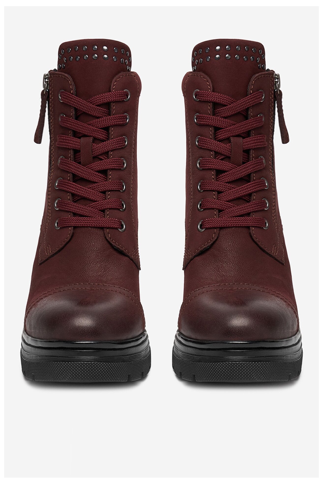 Šněrovací vyšší obuv Lasocki CEO-WI16-24474-02 BORDÓ