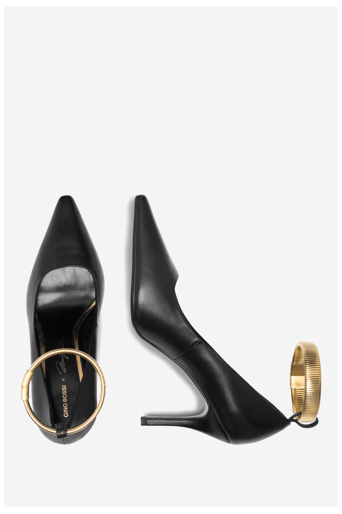 Pantofi cu toc Gino Rossi SUGAR-SLT625-62 NEGRU