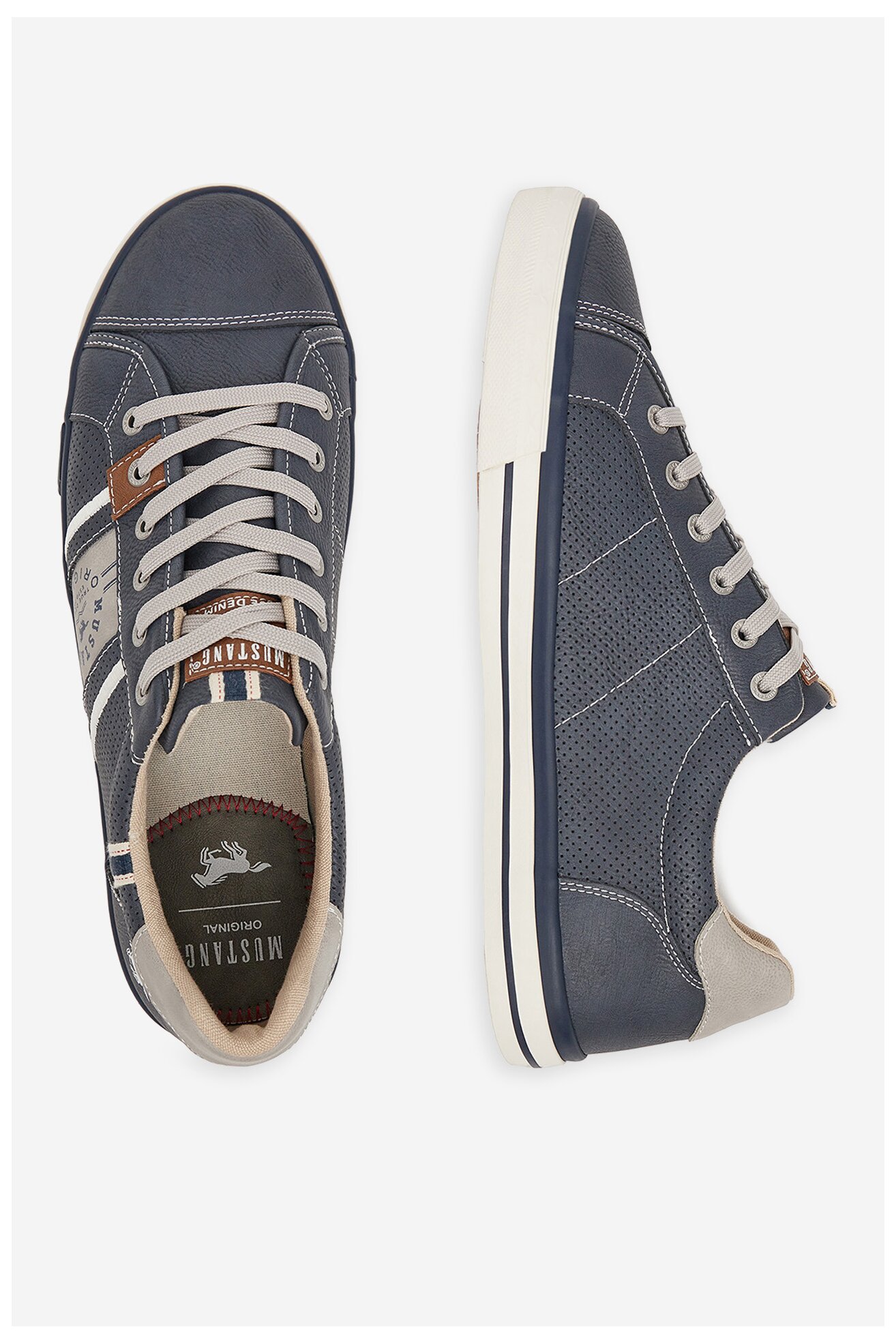 Półbuty Mustang 4072-317 Granatowy