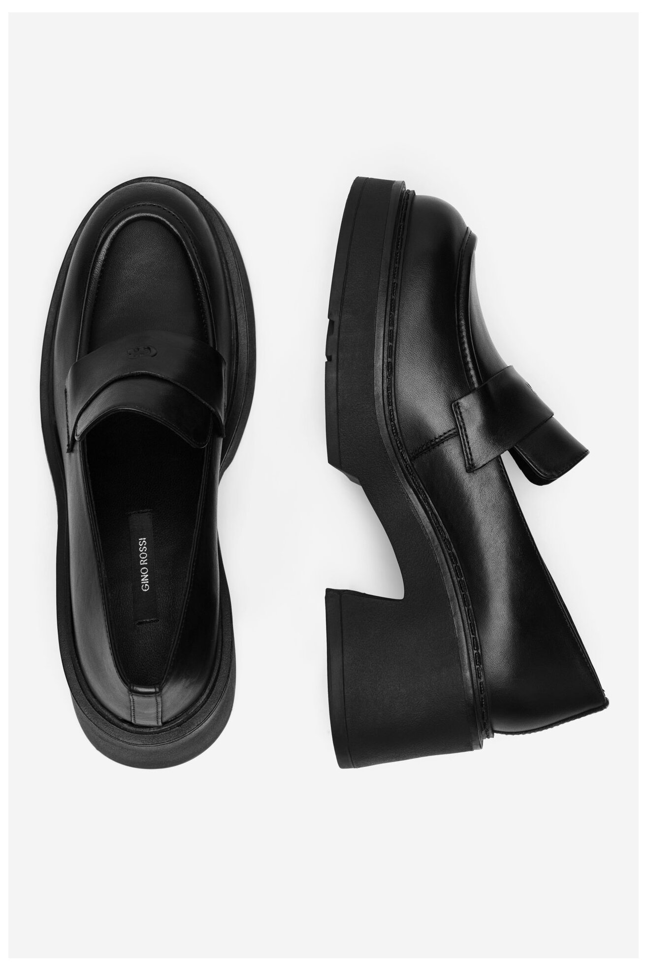 Mokasine Gino Rossi DOROTA-01W1-001 CRNA