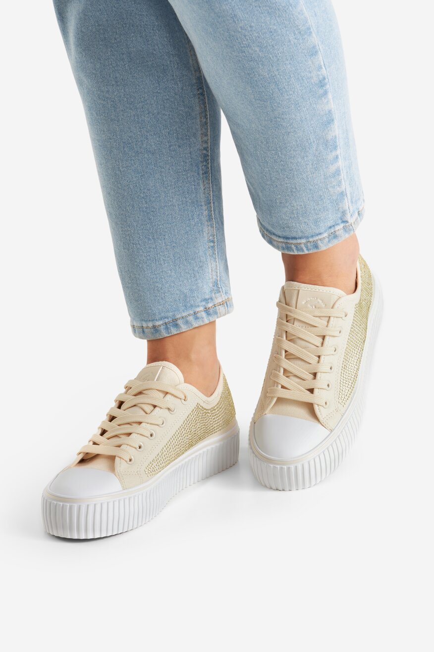 
                Plátěná obuv Beverly Hills Polo Club BÉŽOVÁ - 5905588811176