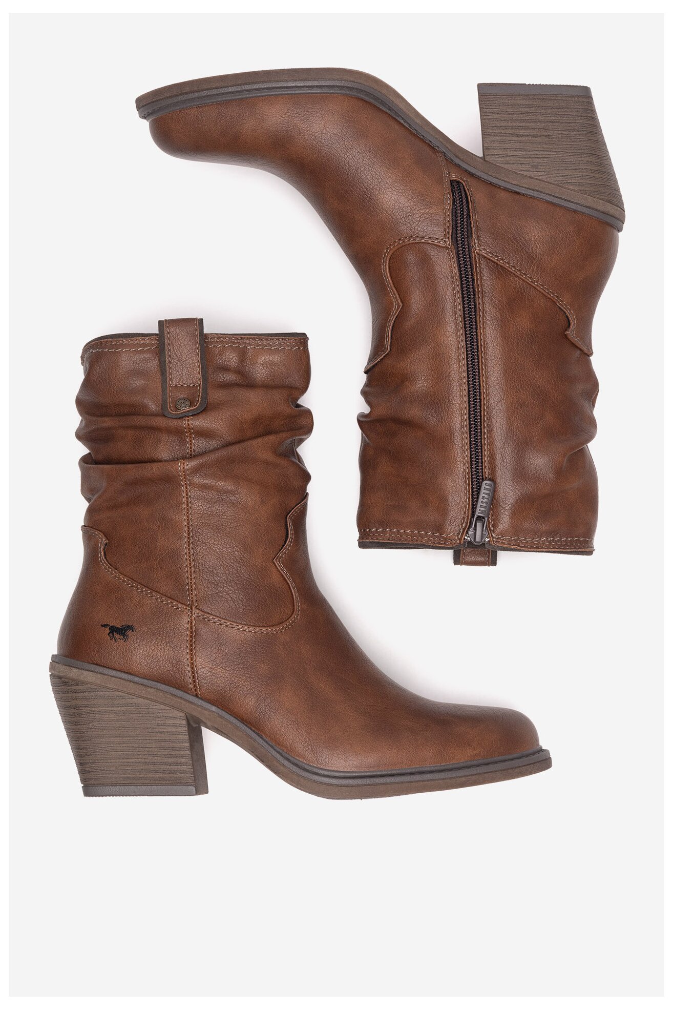 Botki Mustang 1479-501 Brązowy