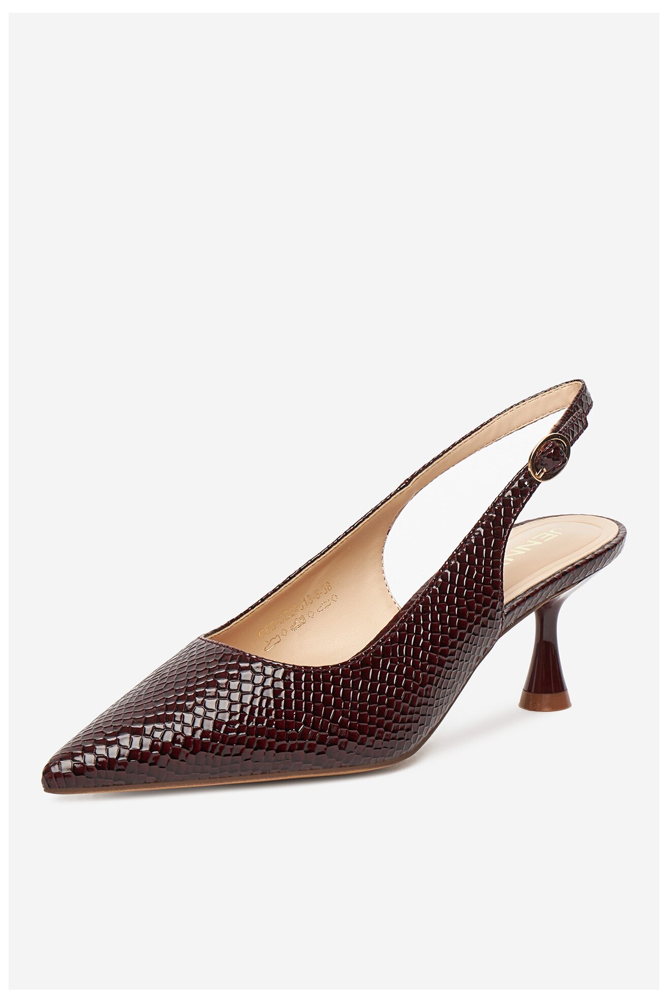 Туфлі-Човники Jenny CEO-CD24013-6 БОРДОВИЙ