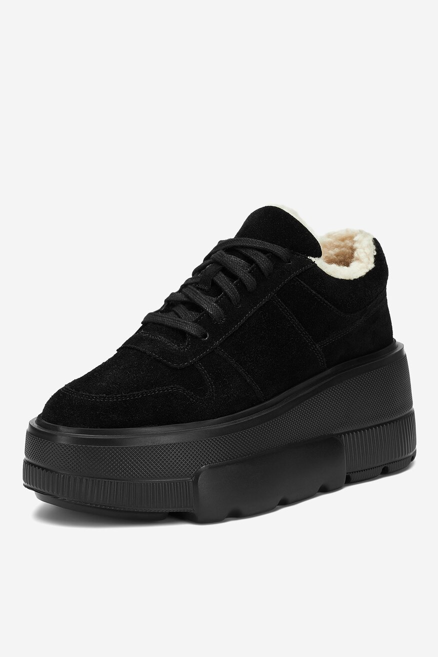 Badura - Sneakersy zamszowe ocieplane - 5905588966685