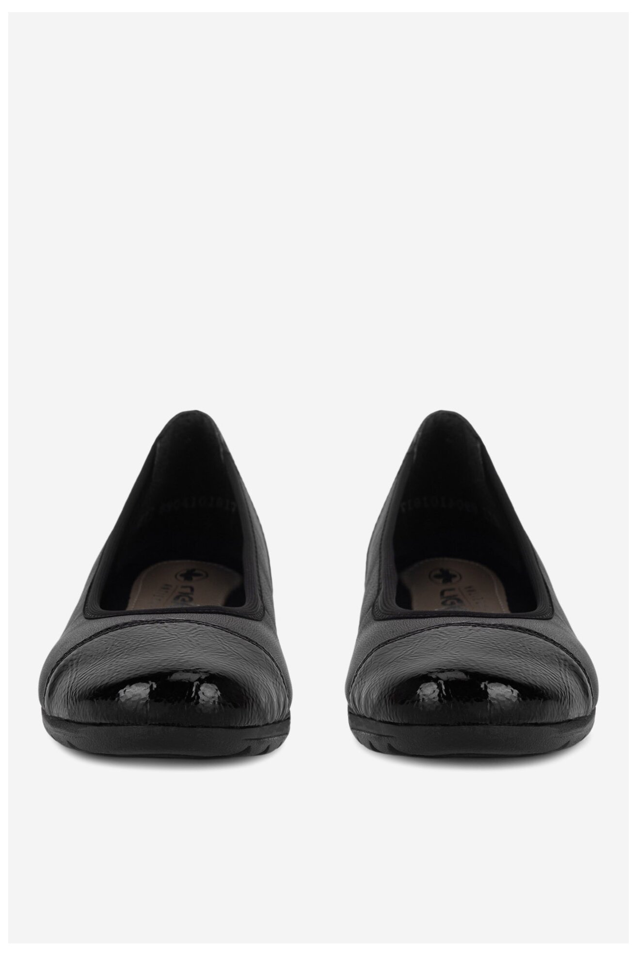 Baleriny Rieker L9351-00 Czarny