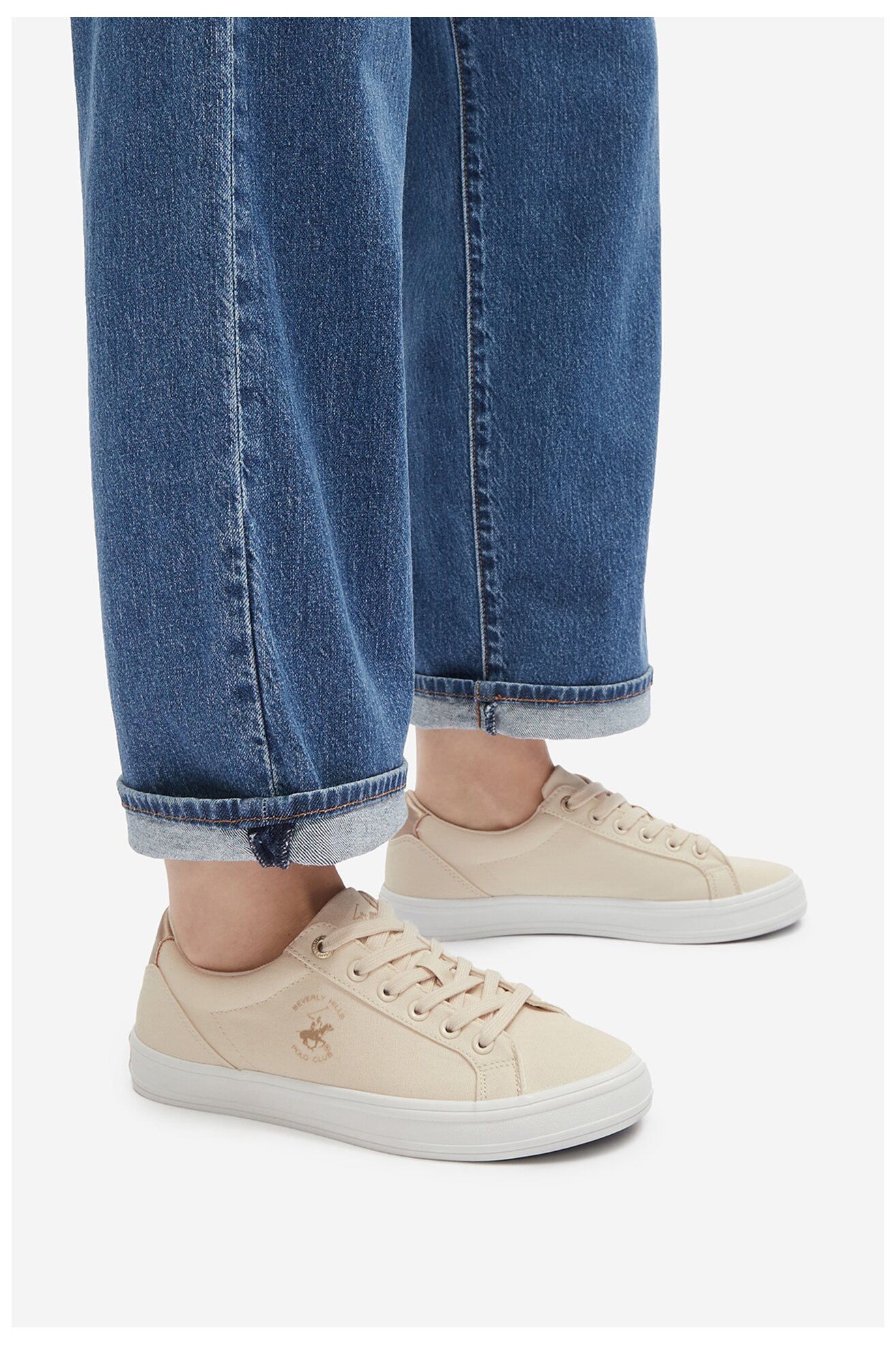 Vászoncipő Beverly Hills Polo Club V12-839 BÉZS