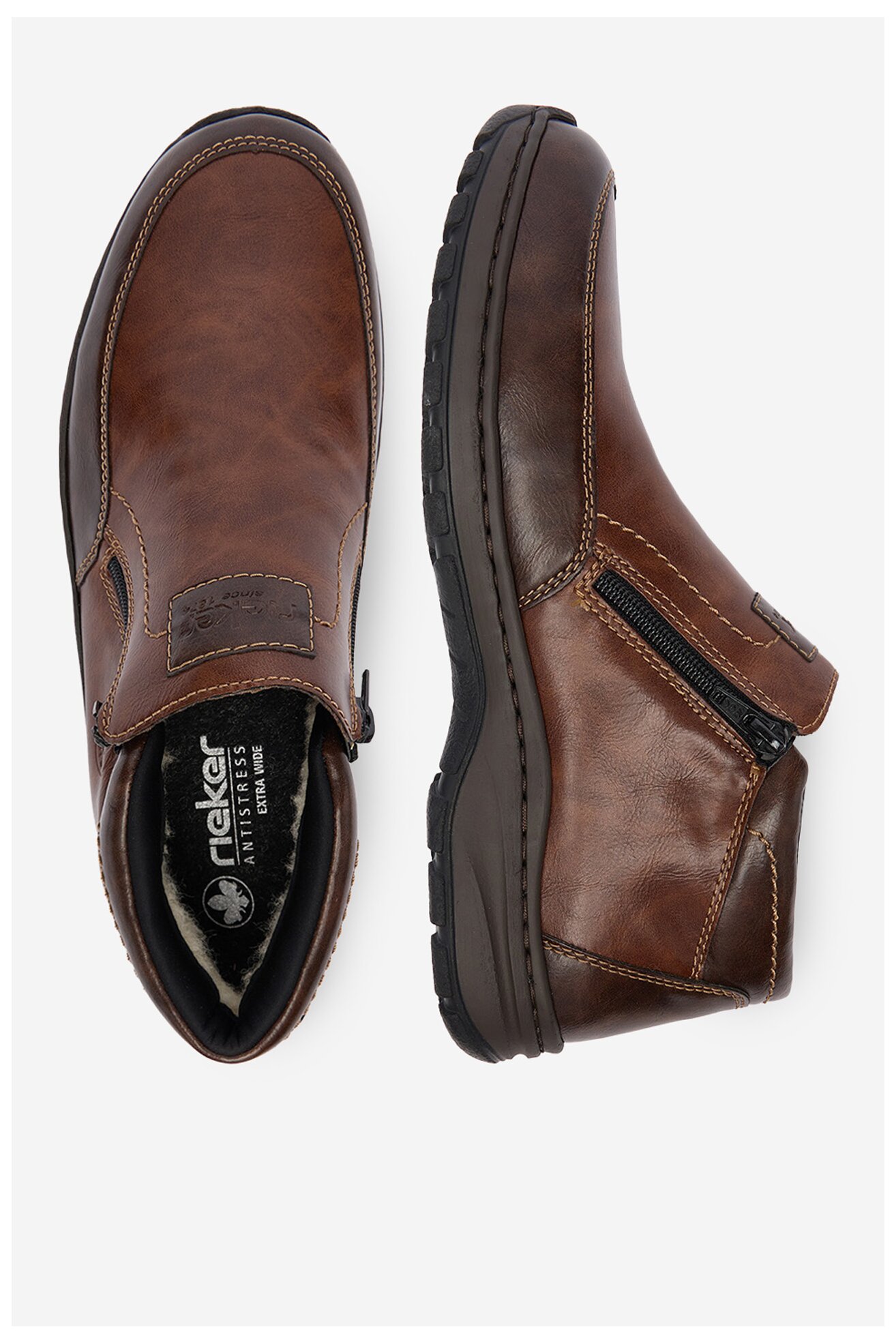 Kratke čizme Rieker 03352-24 BRAON