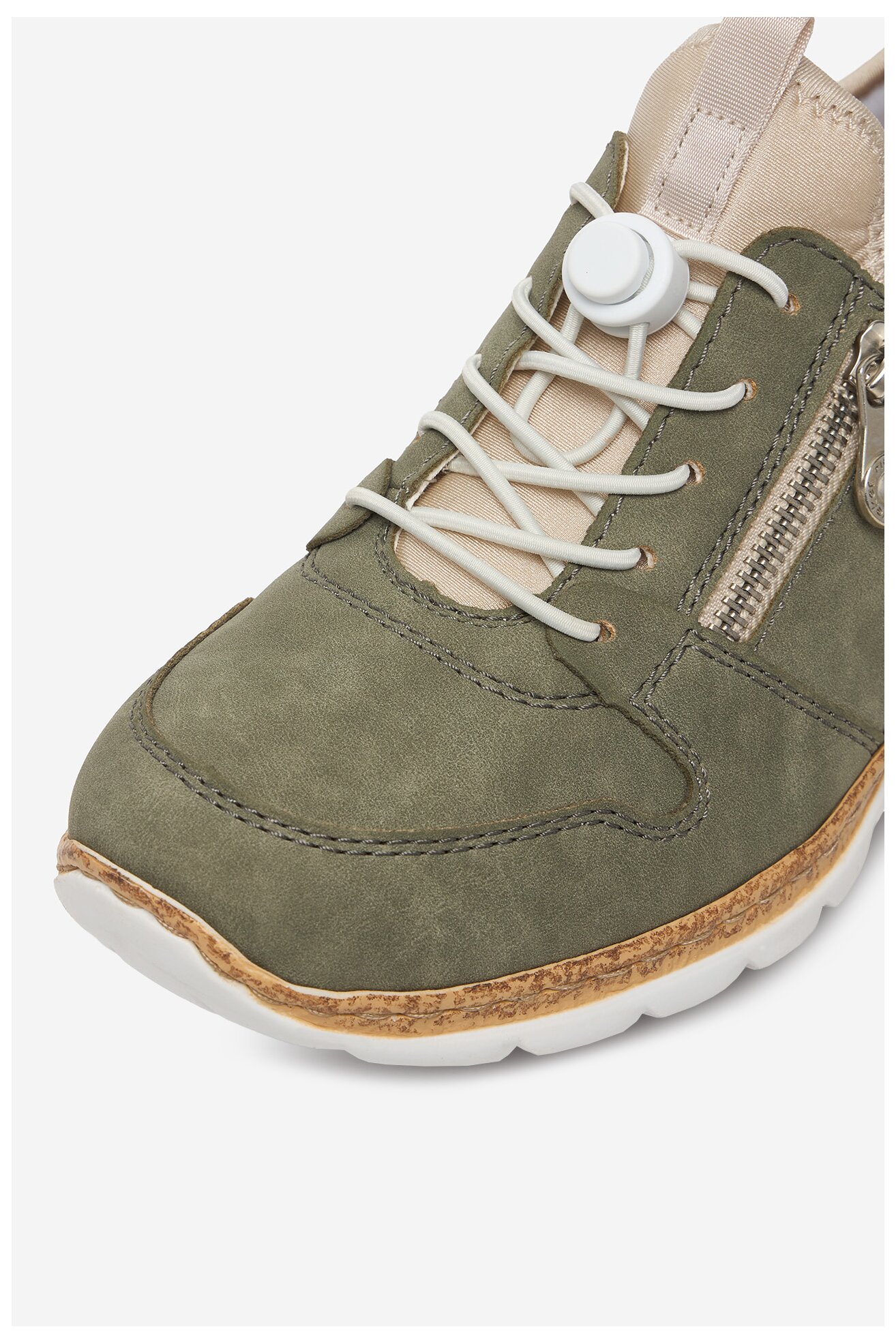 Półbuty Rieker CEO-N42G0-52 Oliwkowy jasny