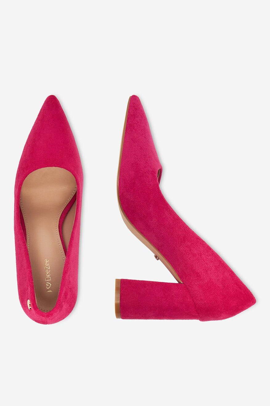 
                Pantofi cu toc DeeZee ROZ ÎNCHIS - 5906751089828