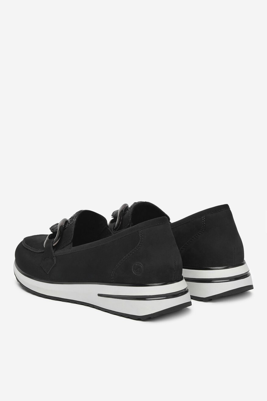 Remonte - Loafersy zamszowe - 2230074040277