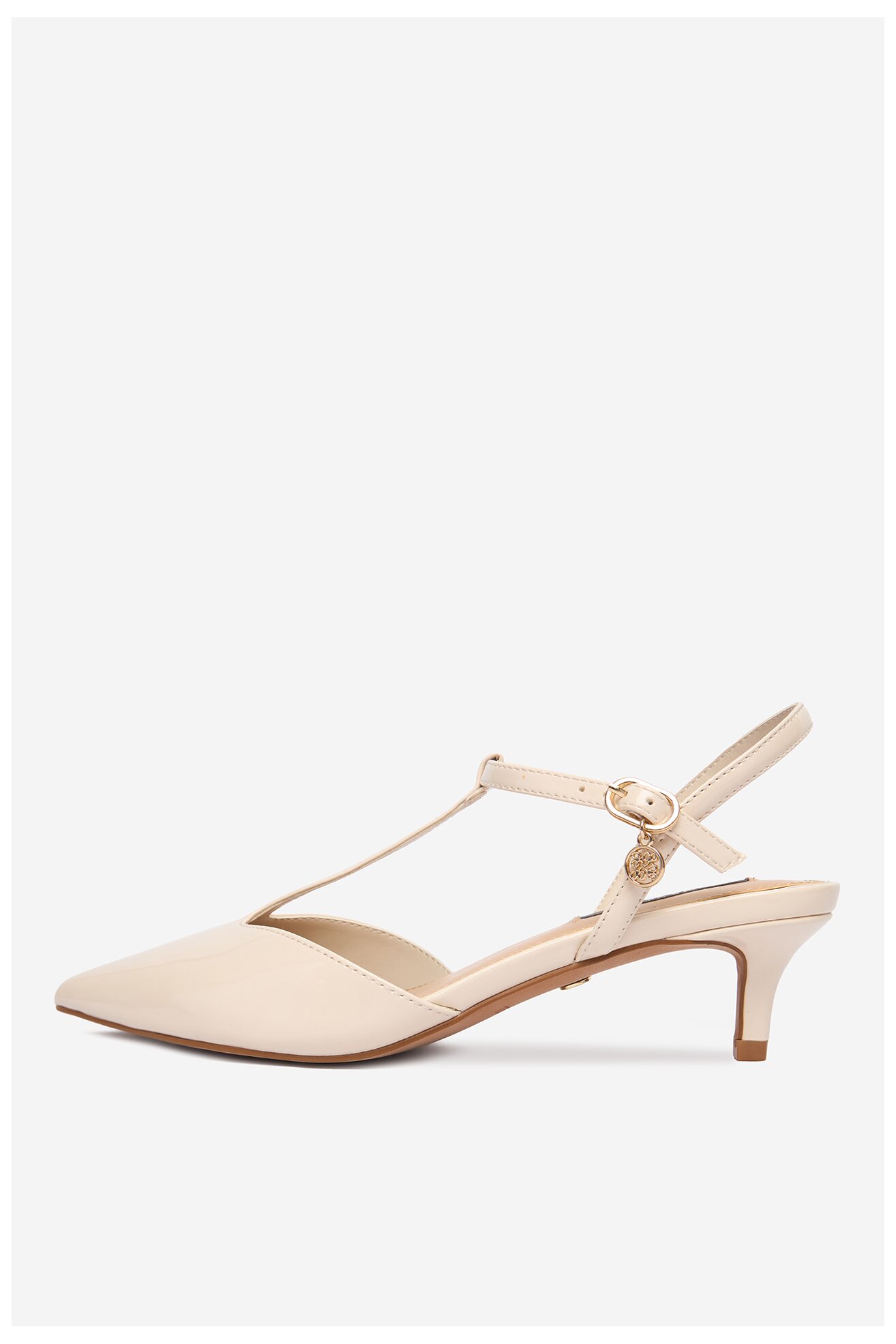 Körömcipő NINE WEST CEO-CD25-123-1 CSONTSZÍNŰ