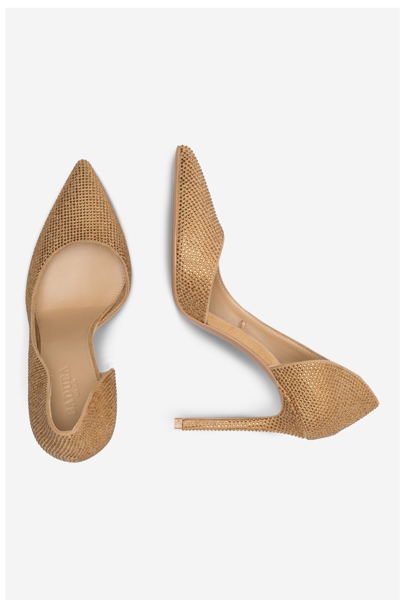 Czółenka Badura LUGO-V325-701 Złoty