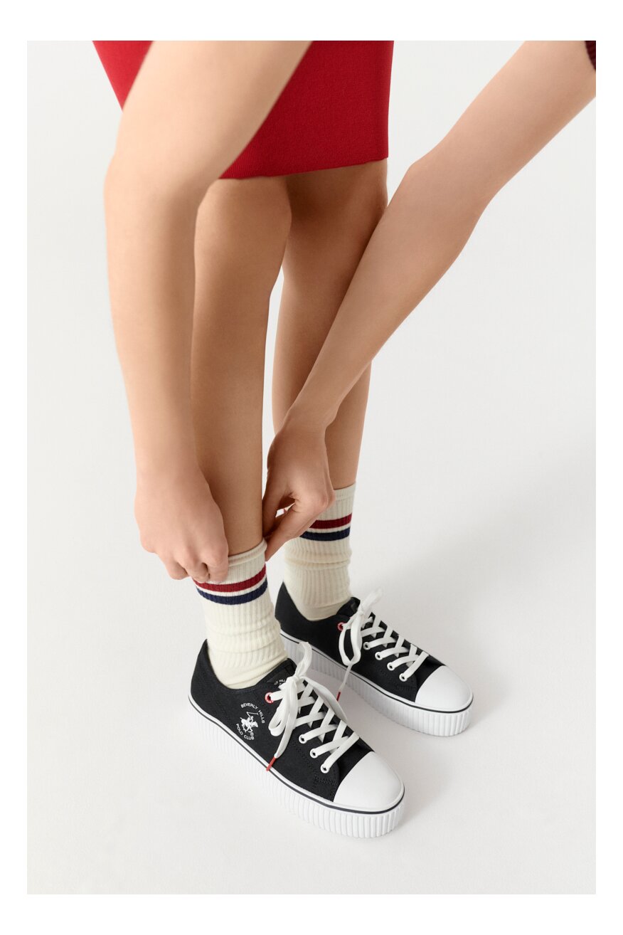 Pantofi pânză Beverly Hills Polo Club BLEUMARIN - 5905588319245