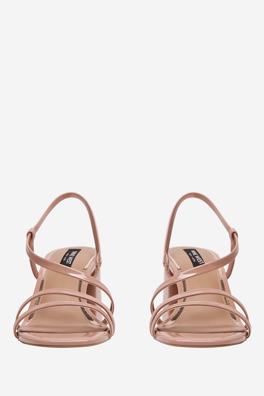 NINE WEST - Sandały na słupku - 5905588530817