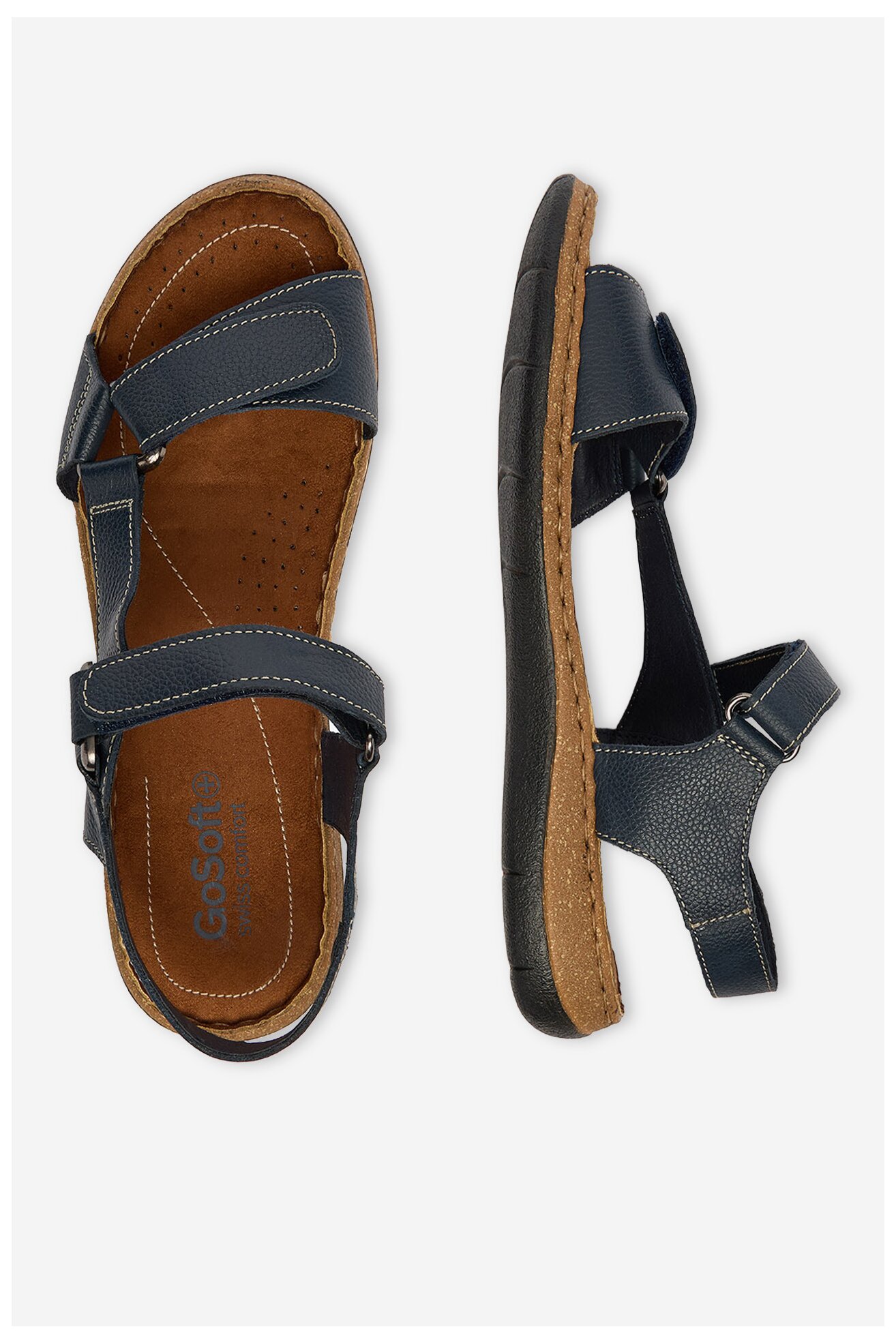 Сандалі Go Soft CEO-WI23-4773-05 ТЕМНО-СИНІЙ