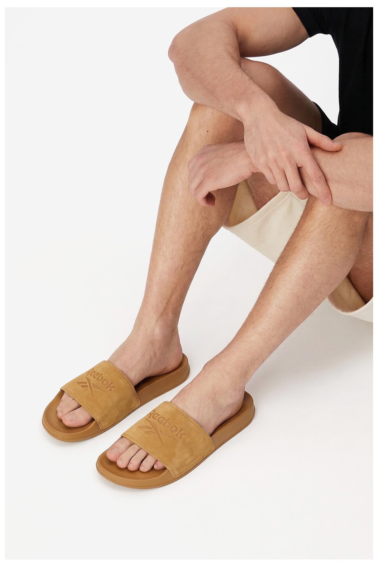 Klapki Reebok CEO-SS26-3C043-M Camel