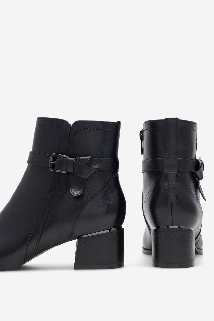 Lasocki - Skórzane botki - 5905588036425