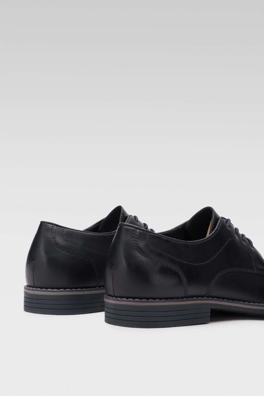 
                Lanetti - Półbuty granatowe sznurowane - 5903698243887