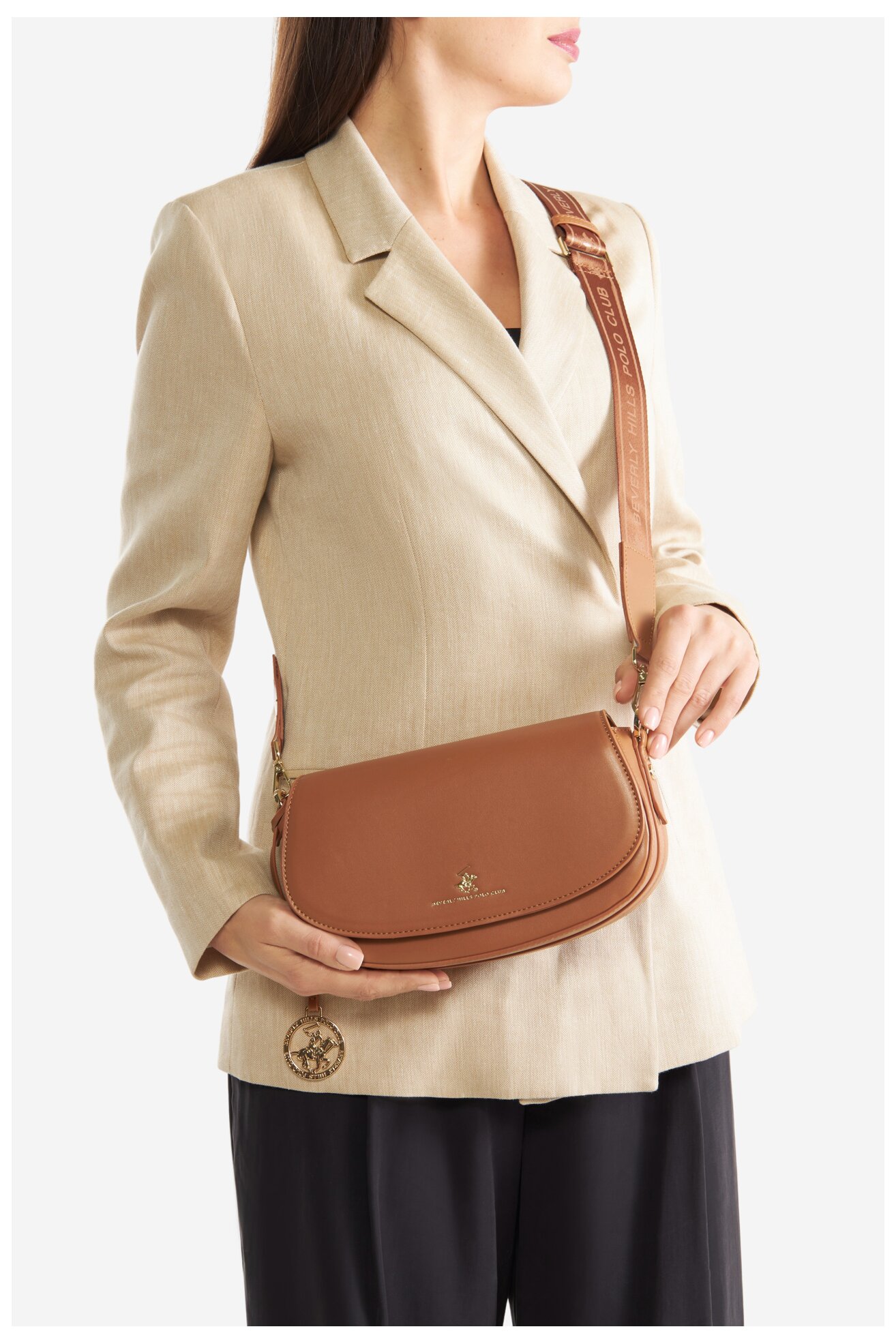 Kézitáska Beverly Hills Polo Club BHPC-S-001-07 CAMEL