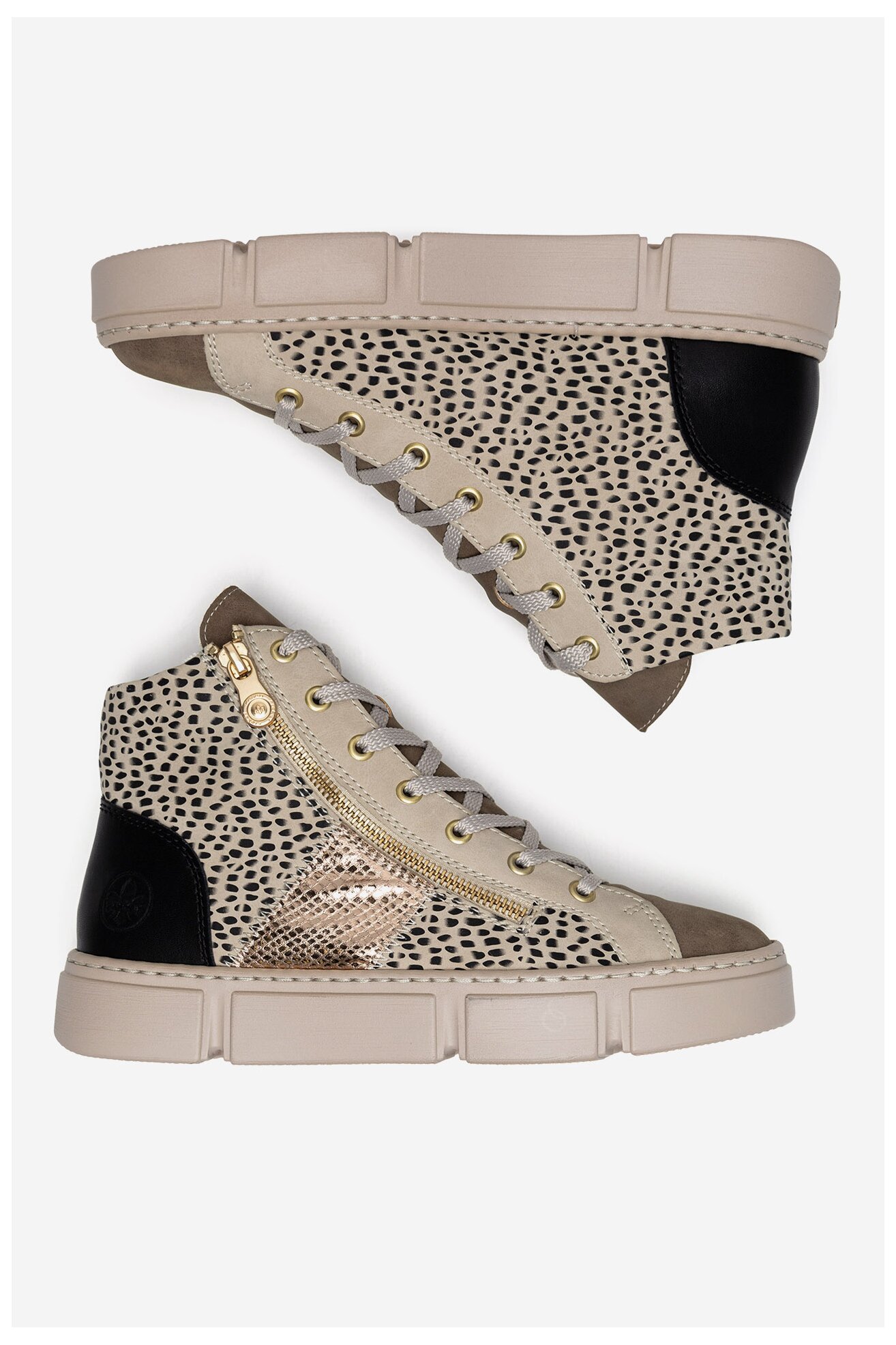 Trzewiki Rieker N5931-62 Beżowy