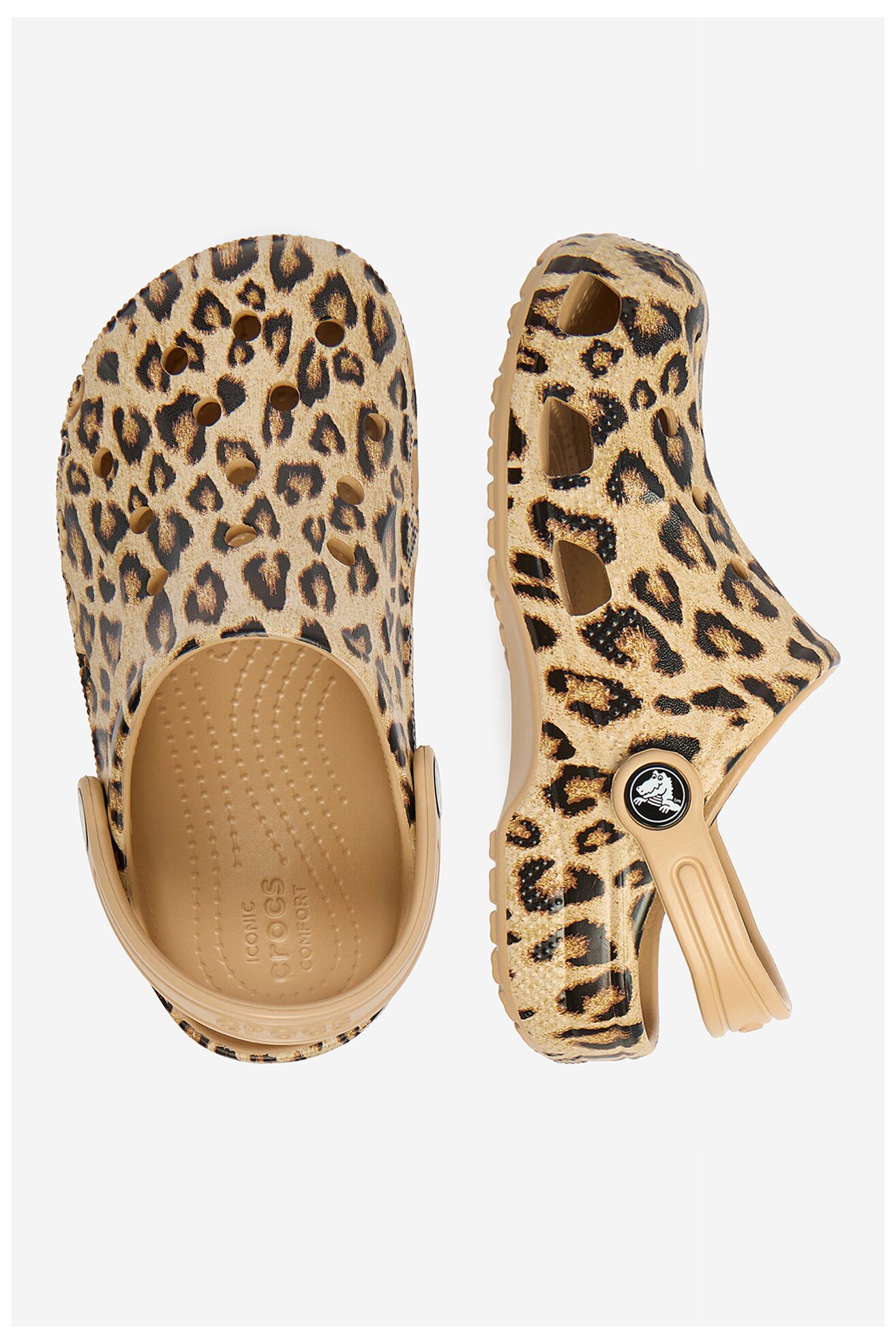 Klapki basenowe Crocs C-BAYA SEASONAL PRINTED CG K 209728-2UA Brązowy
