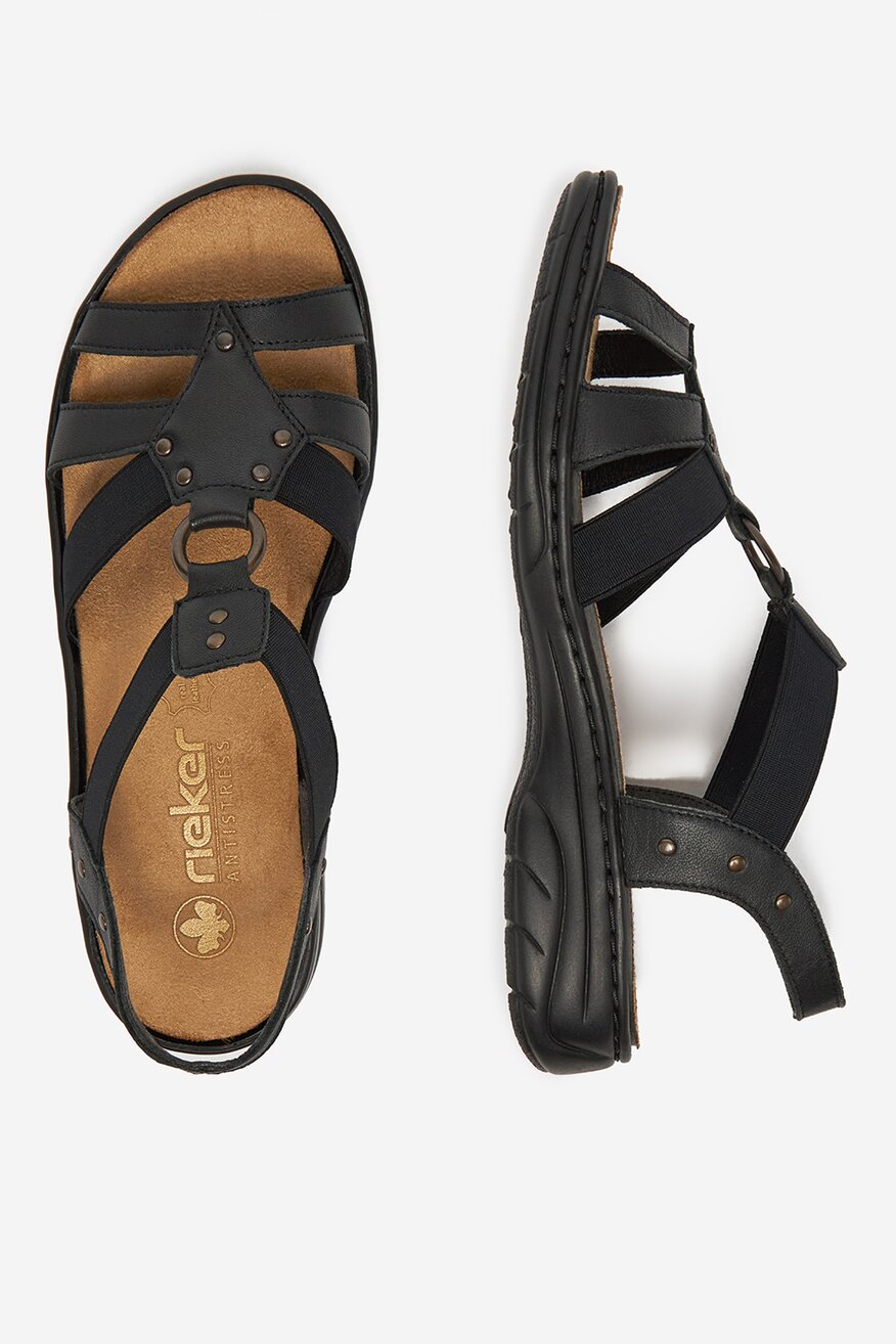 
                Rieker - Sandały skórzane - 2230078385763