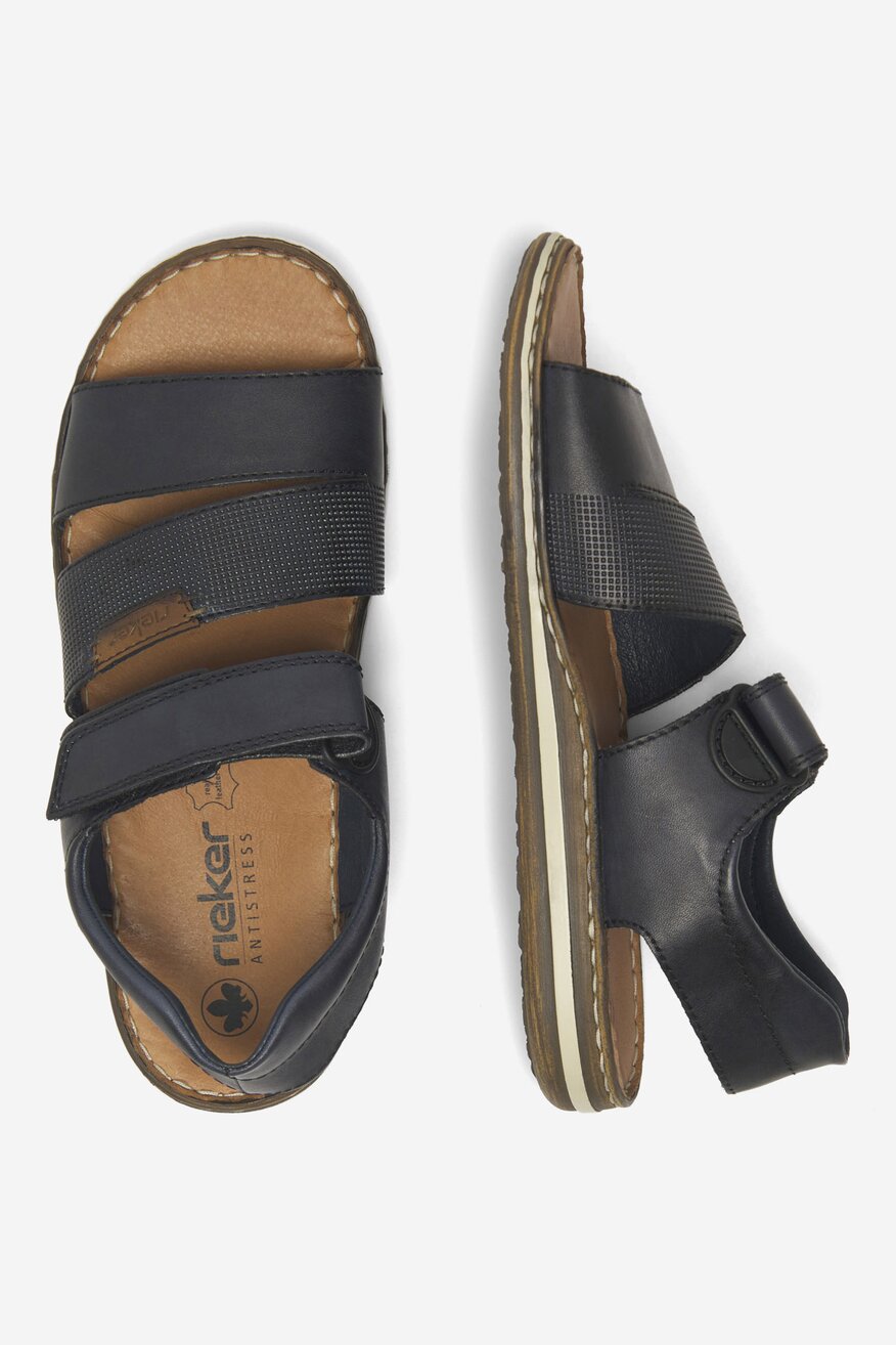 
                Rieker - Skórzane sandały - 2230056256764