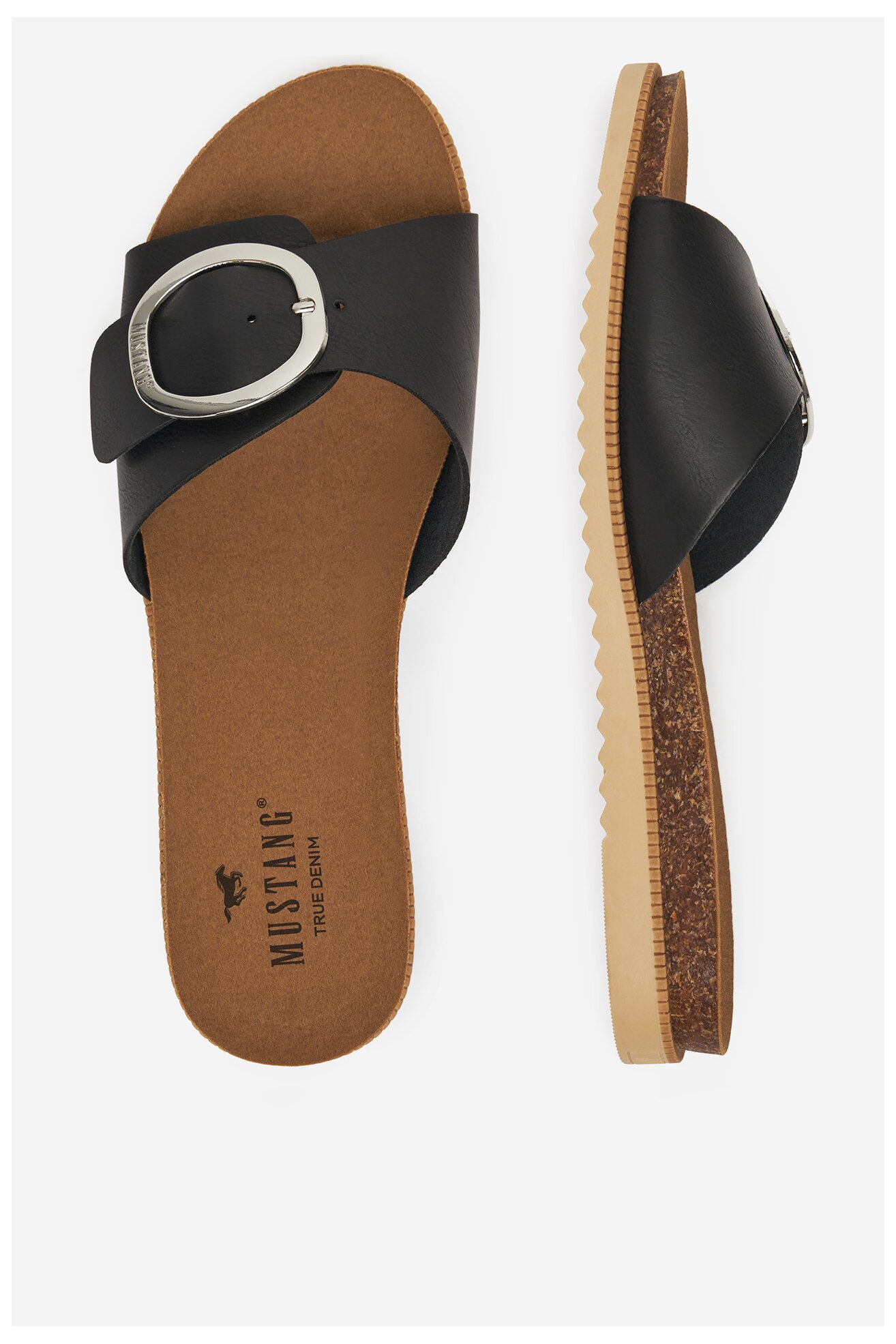 Klapki Mustang 1392-707 Czarny