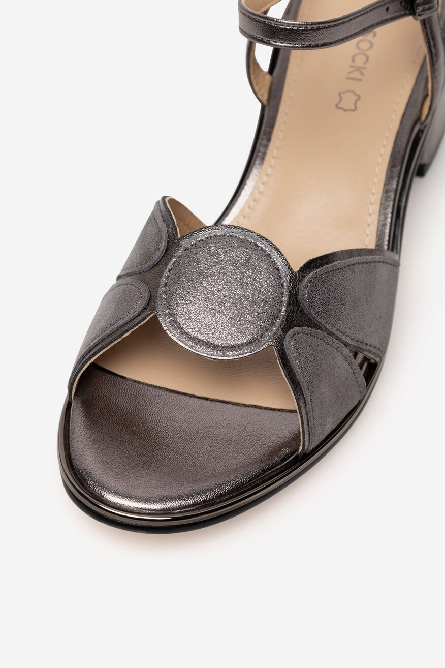 Lasocki - Sandały skórzane - 5905588521747