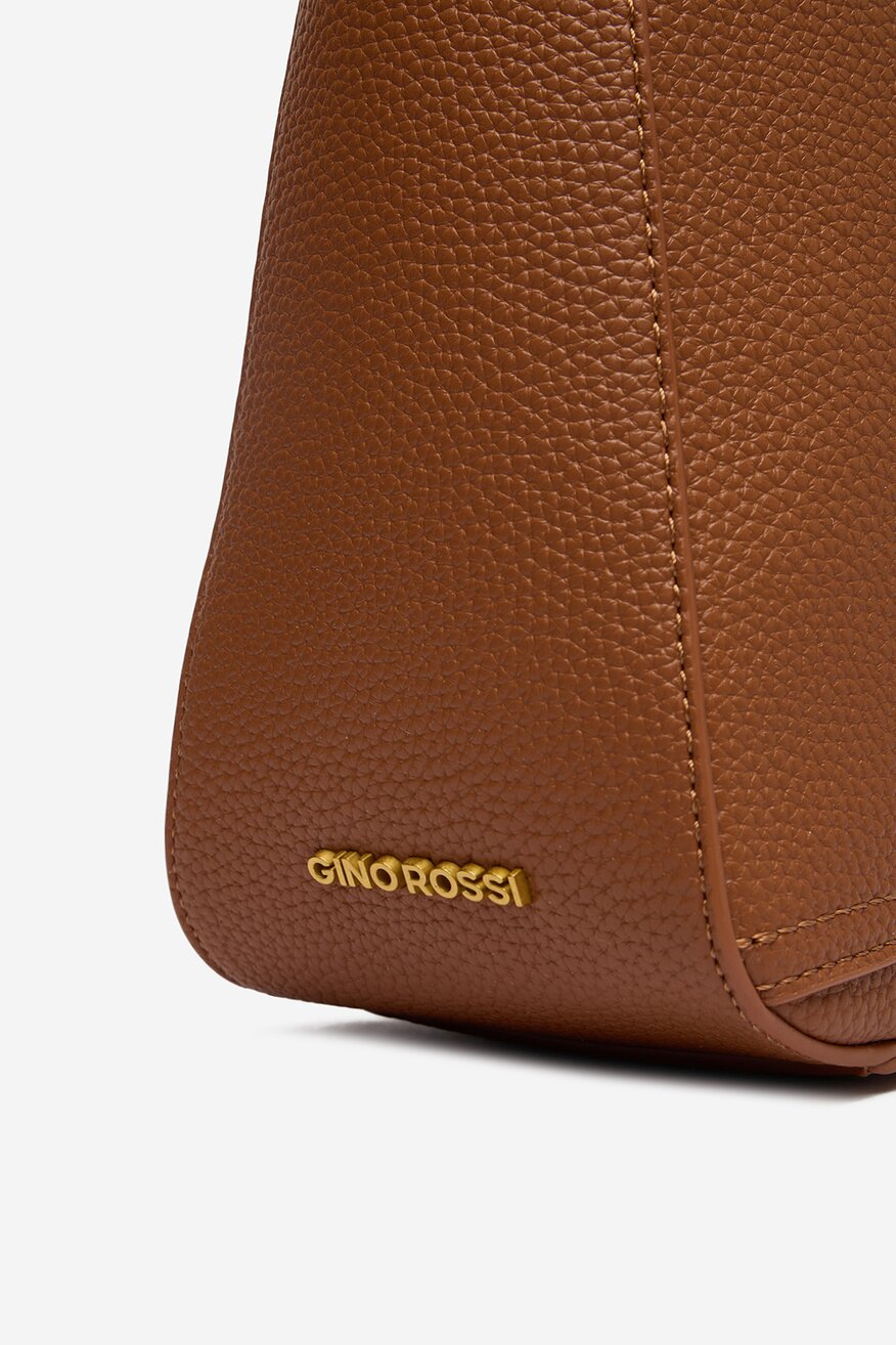 Дамска чанта Gino Rossi КАМЕЛ - 5906751623862