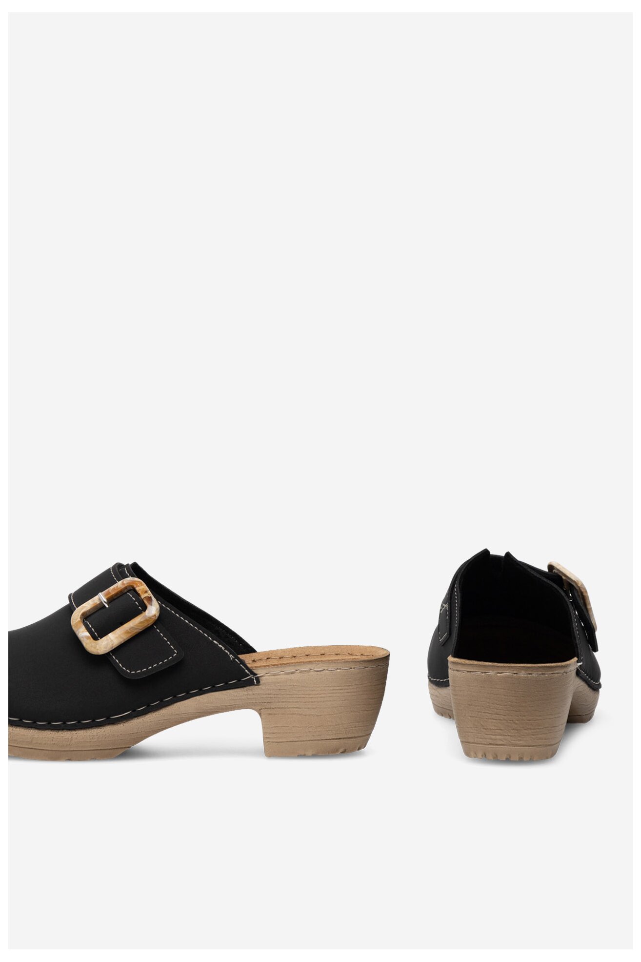 Klapki Inblu BL490100 Czarny