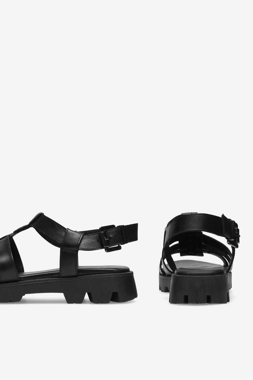 
                Lasocki - Skórzane sandały - 5905588550693