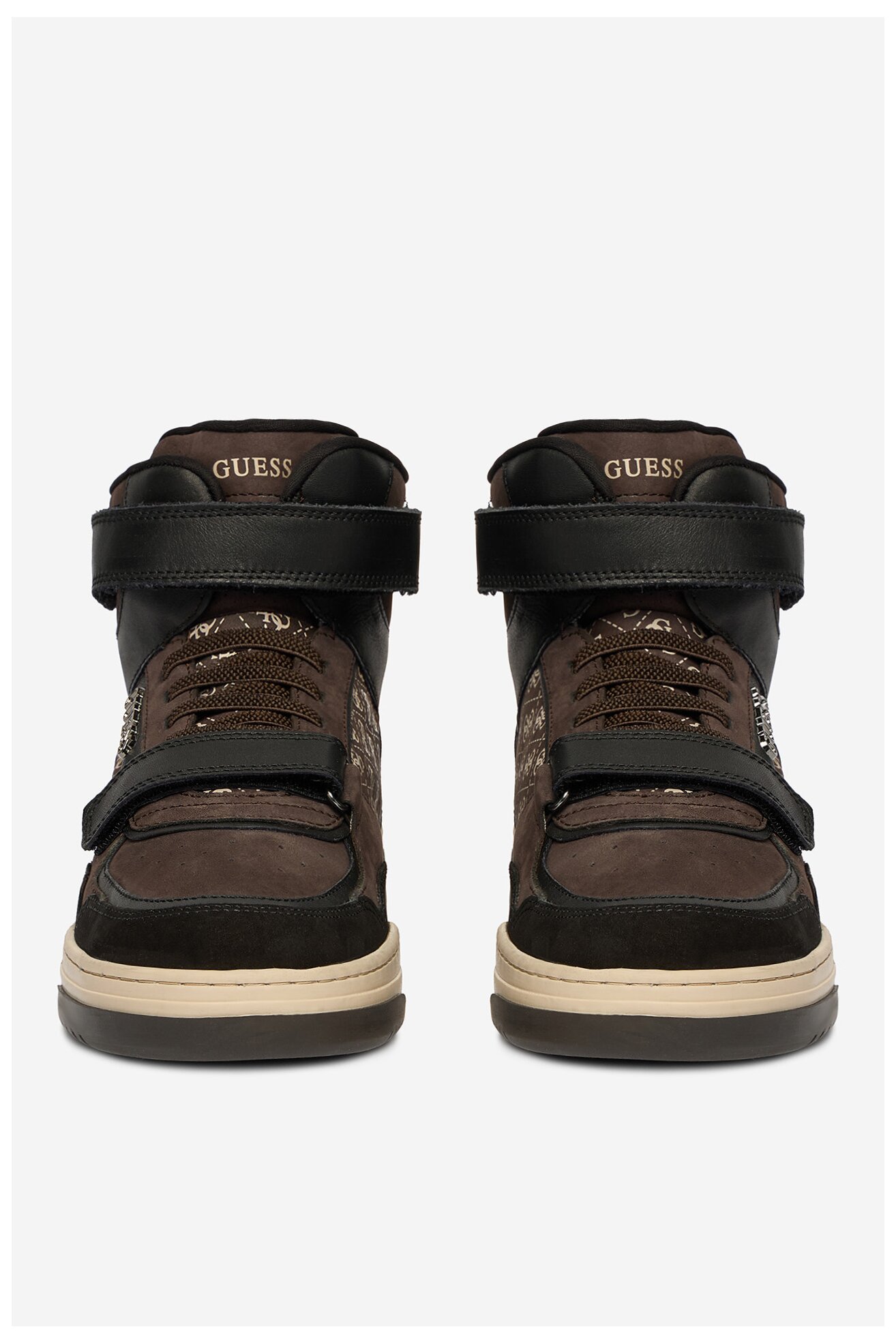 Sneakers GUESS CEO-BI12-CAROL-03 Brązowy ciemny