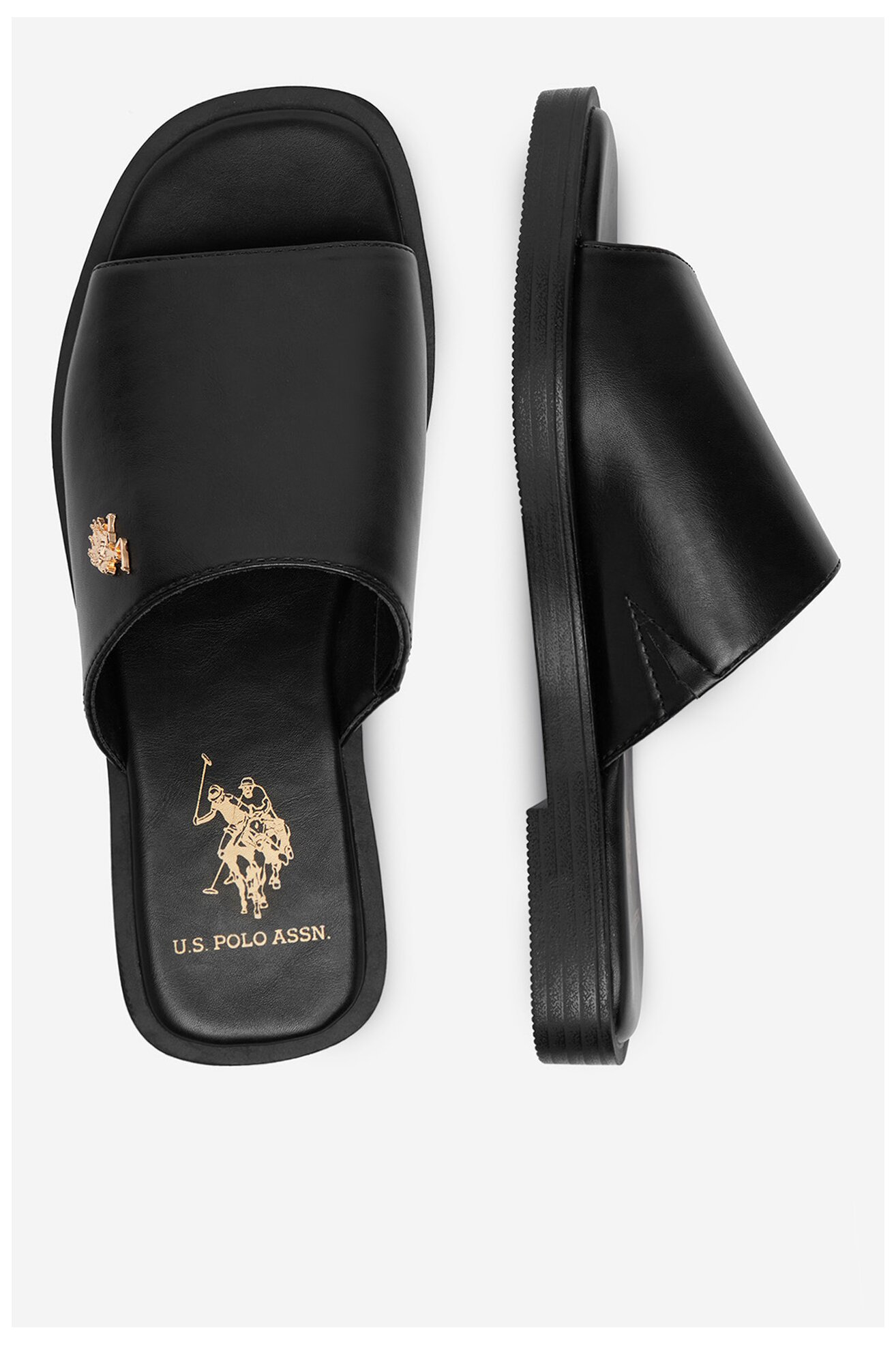 Klapki U.S. POLO ASSN. EO-MARINA003W/6Y1 Czarny