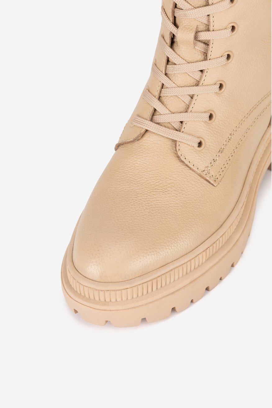 Lasocki - Trzewiki skórzane ocieplane - 5905588752042