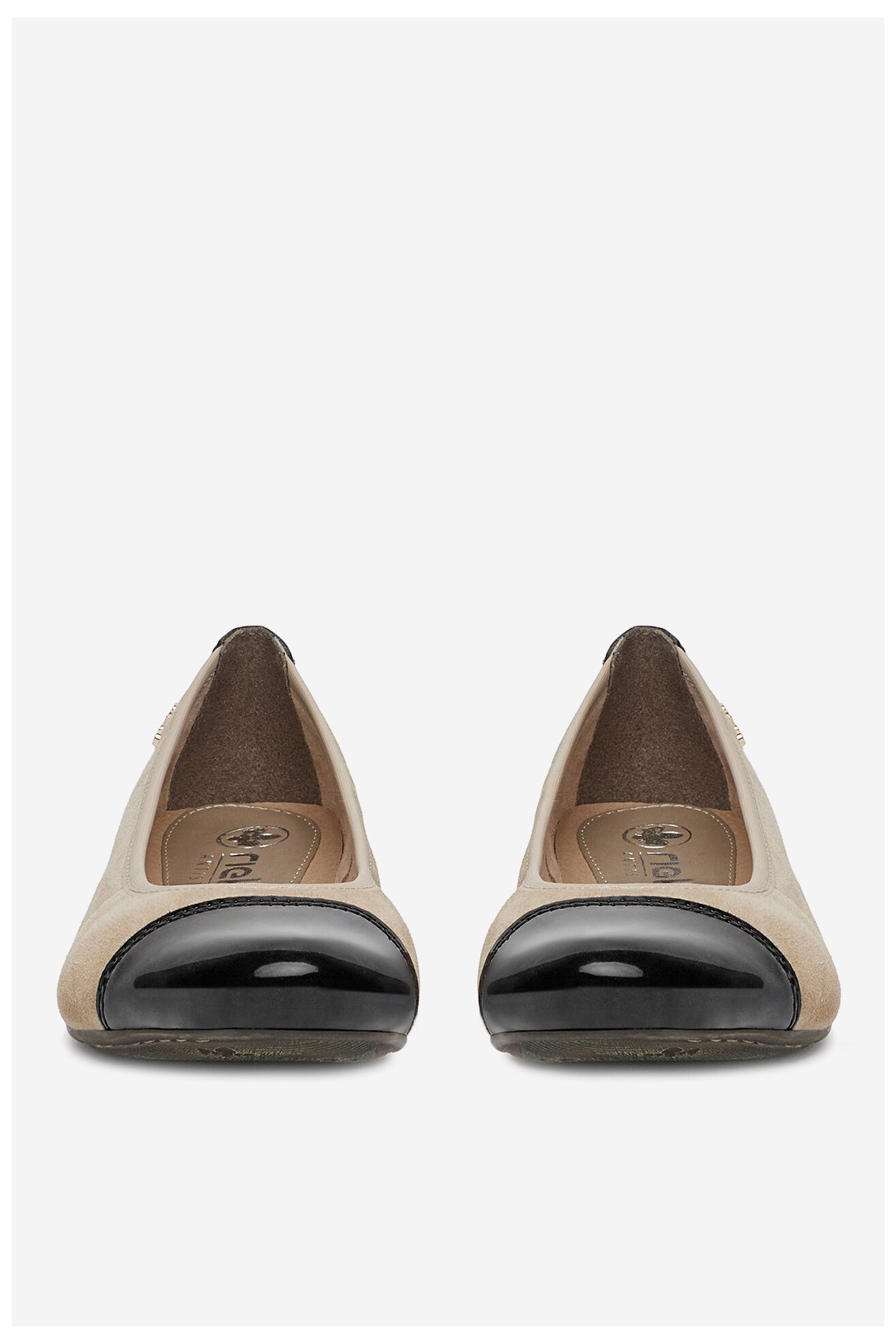 Baleriny Rieker 51998-60 Beżowy