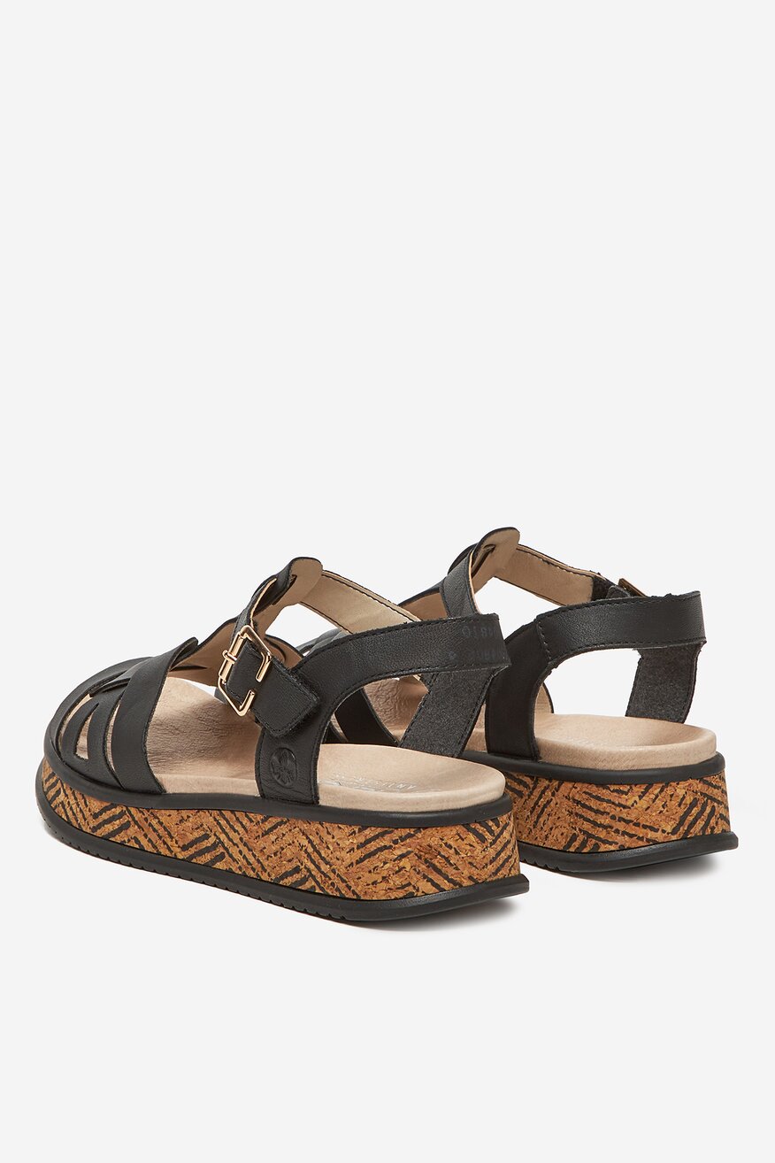 Sandale Rieker NEGRU - 2230078415248