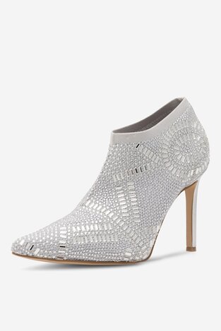 Ботильйони NINE WEST MAJDY FF-1717 СРІБНИЙ