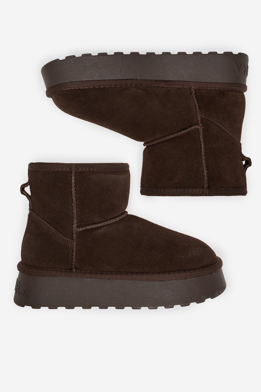 Badura - Śniegowce zamszowe ocieplane - 5906751381670