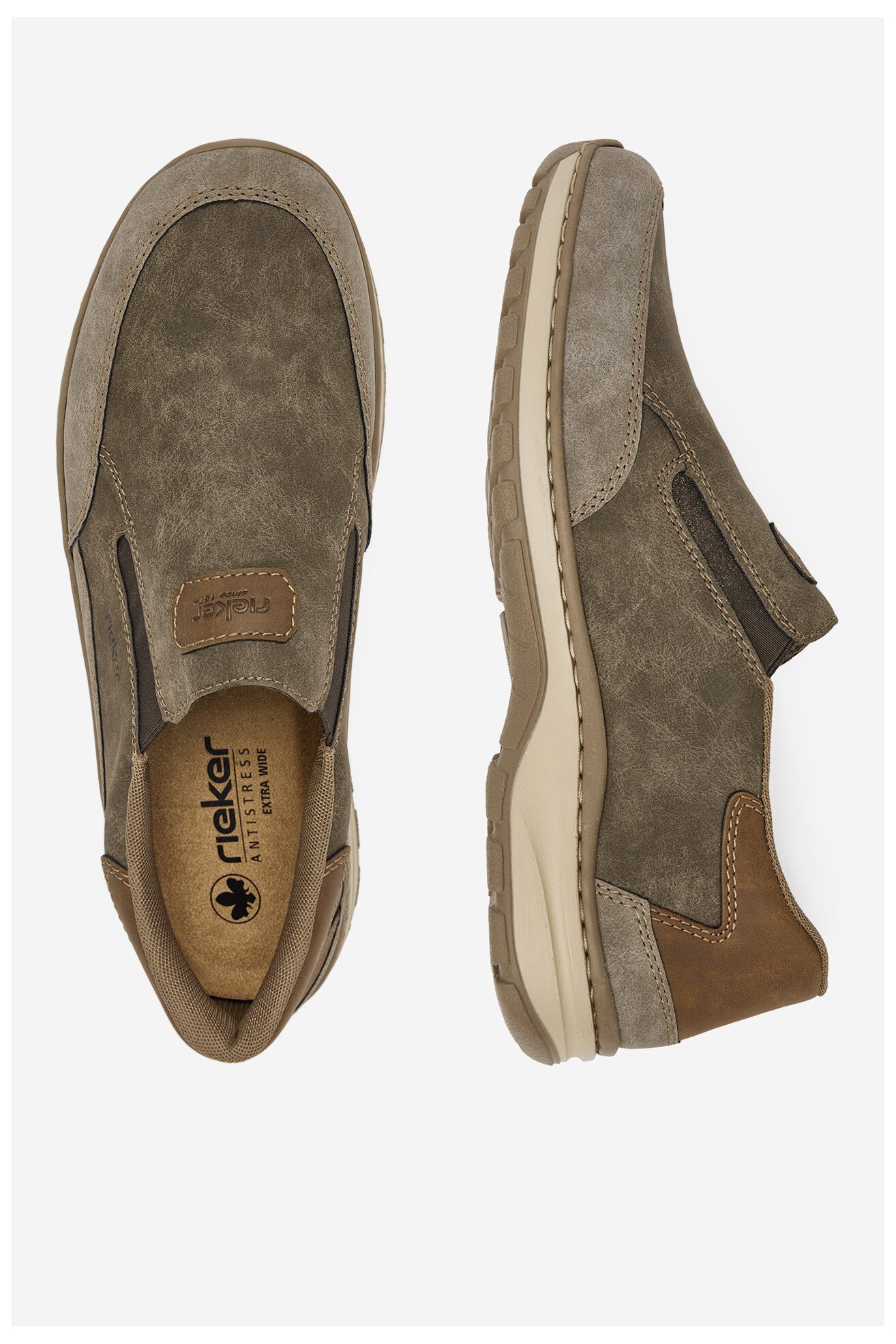 Polobotka Rieker 03365-25 KÁVOVÁ