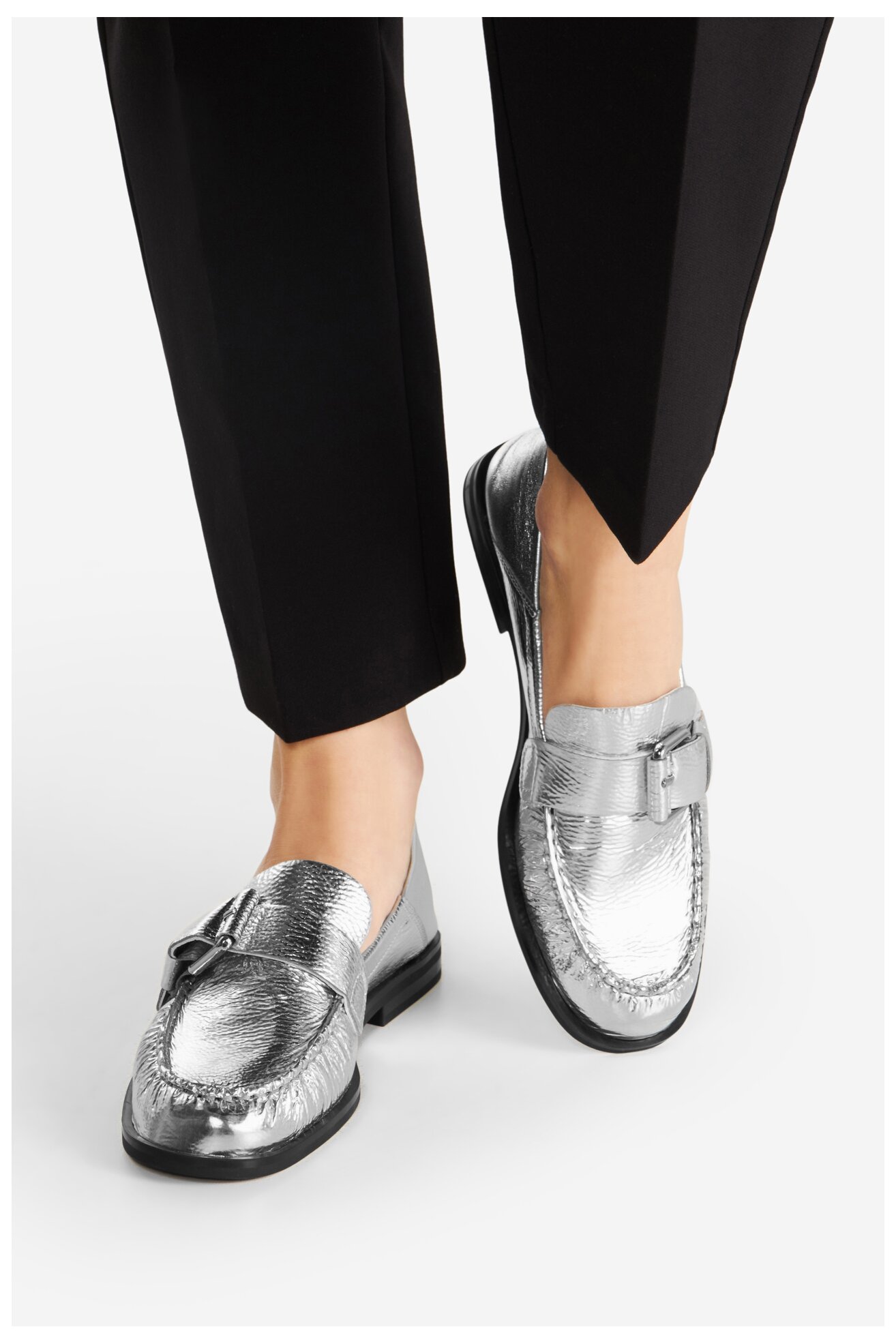 Mokasyn Badura CAMELLIA-V1792-255 Srebrny