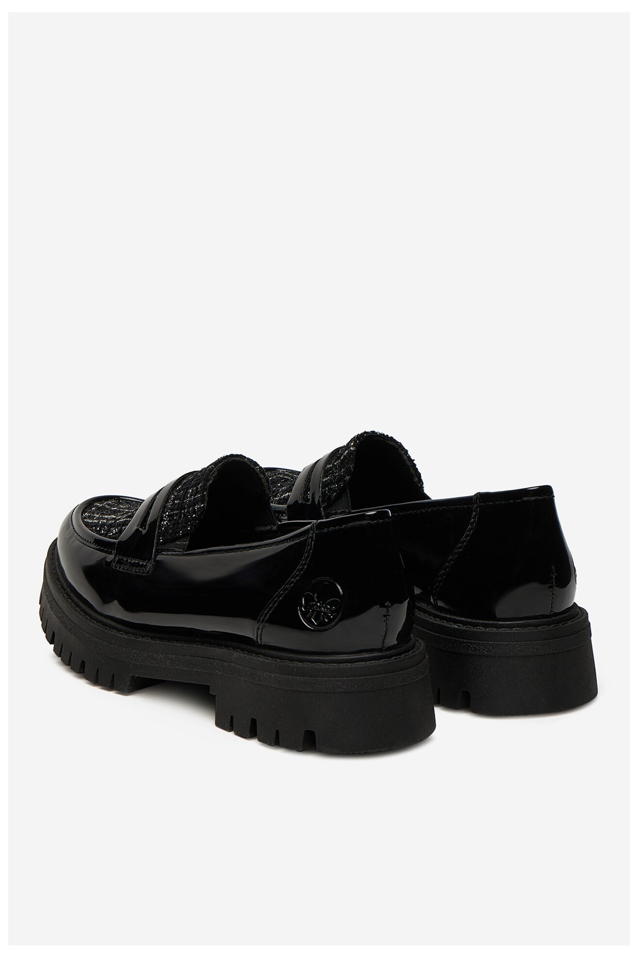 Mokaszin Rieker 47550-00 FEKETE