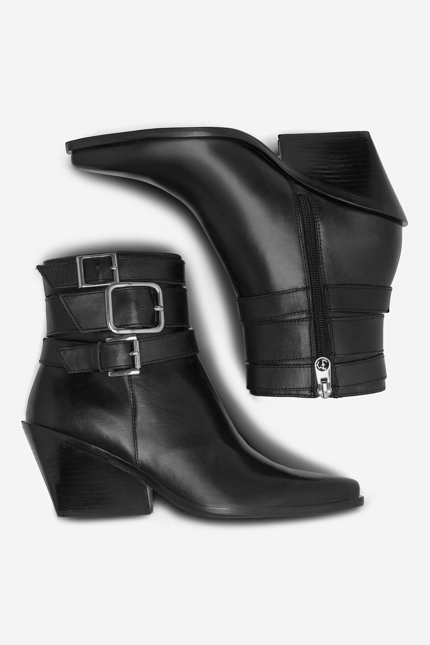 
                EVA MINGE - Botki skórzane - 5905588004363