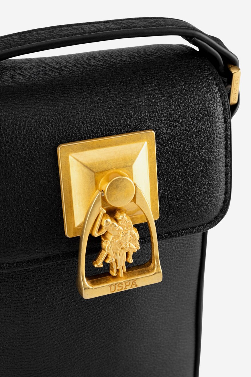 Дамска чанта U.S. POLO ASSN. ЧЕРЕН - 5905588971092